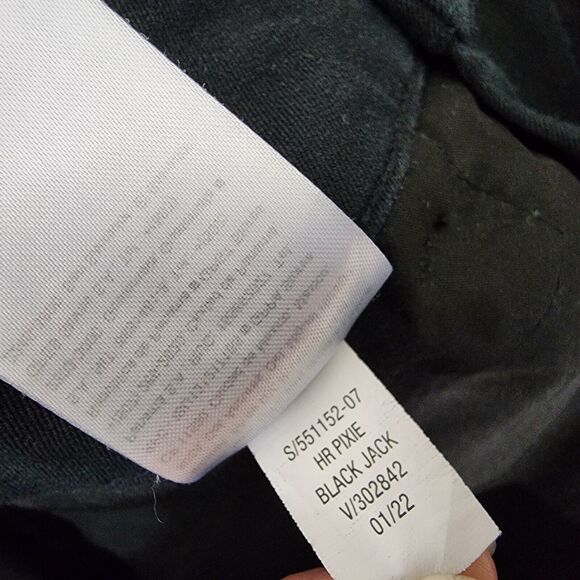 Old Navy Women Ankle Pants Size 12 High Waisted Pixie Skinny Black Secret Pocket - Picture 9 of 10